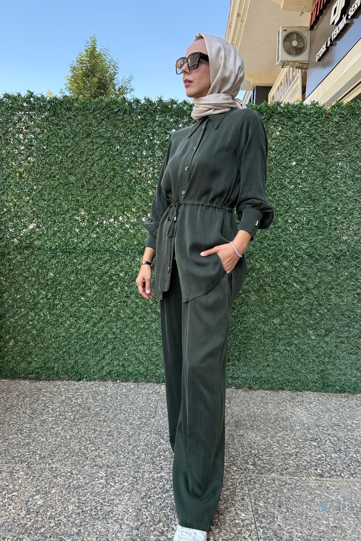 Miss Dalida Bol Paça Cupra Pantolon