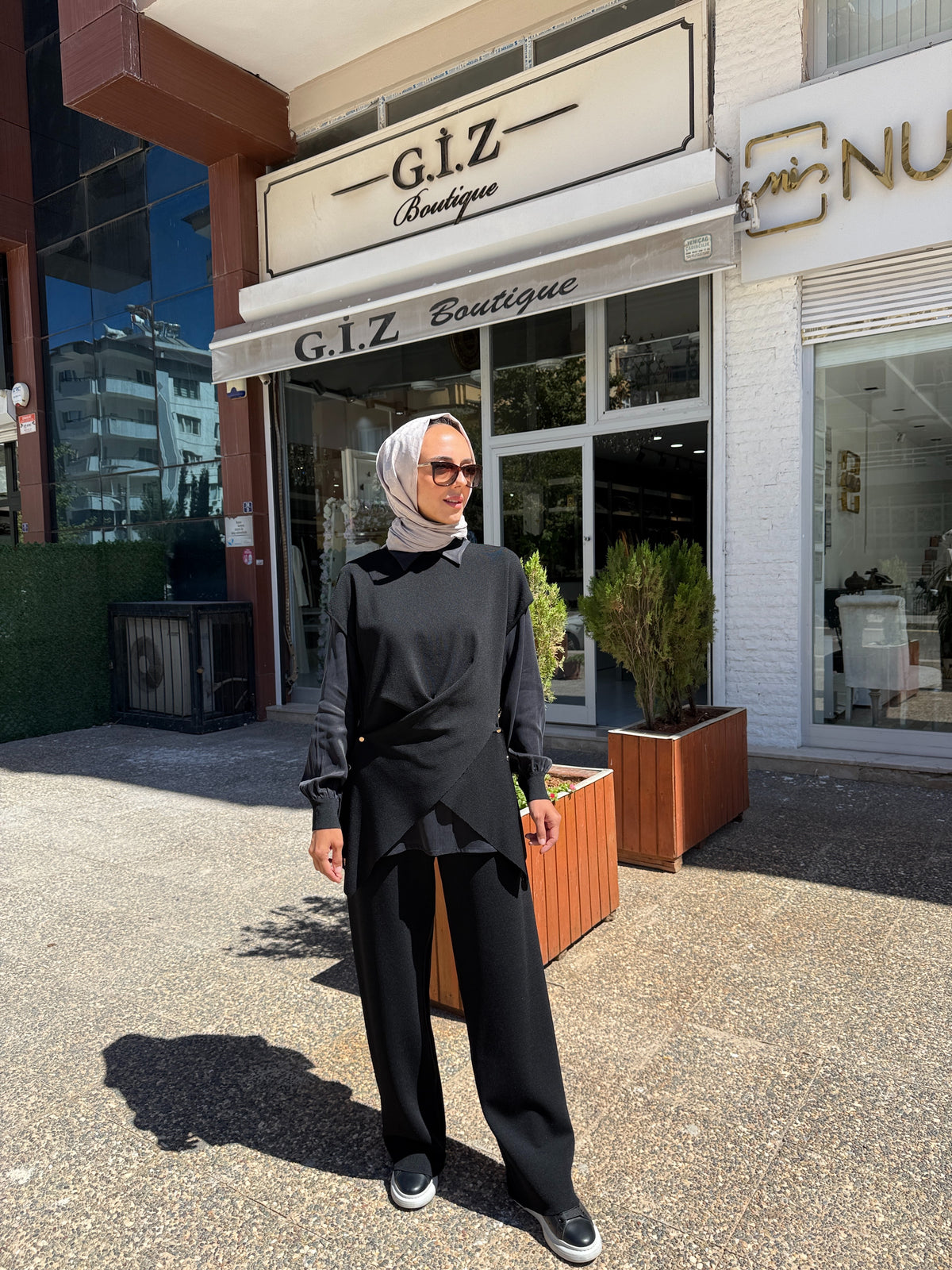 Miss Dalida 3267003 Geniş Paça Triko Pantolon