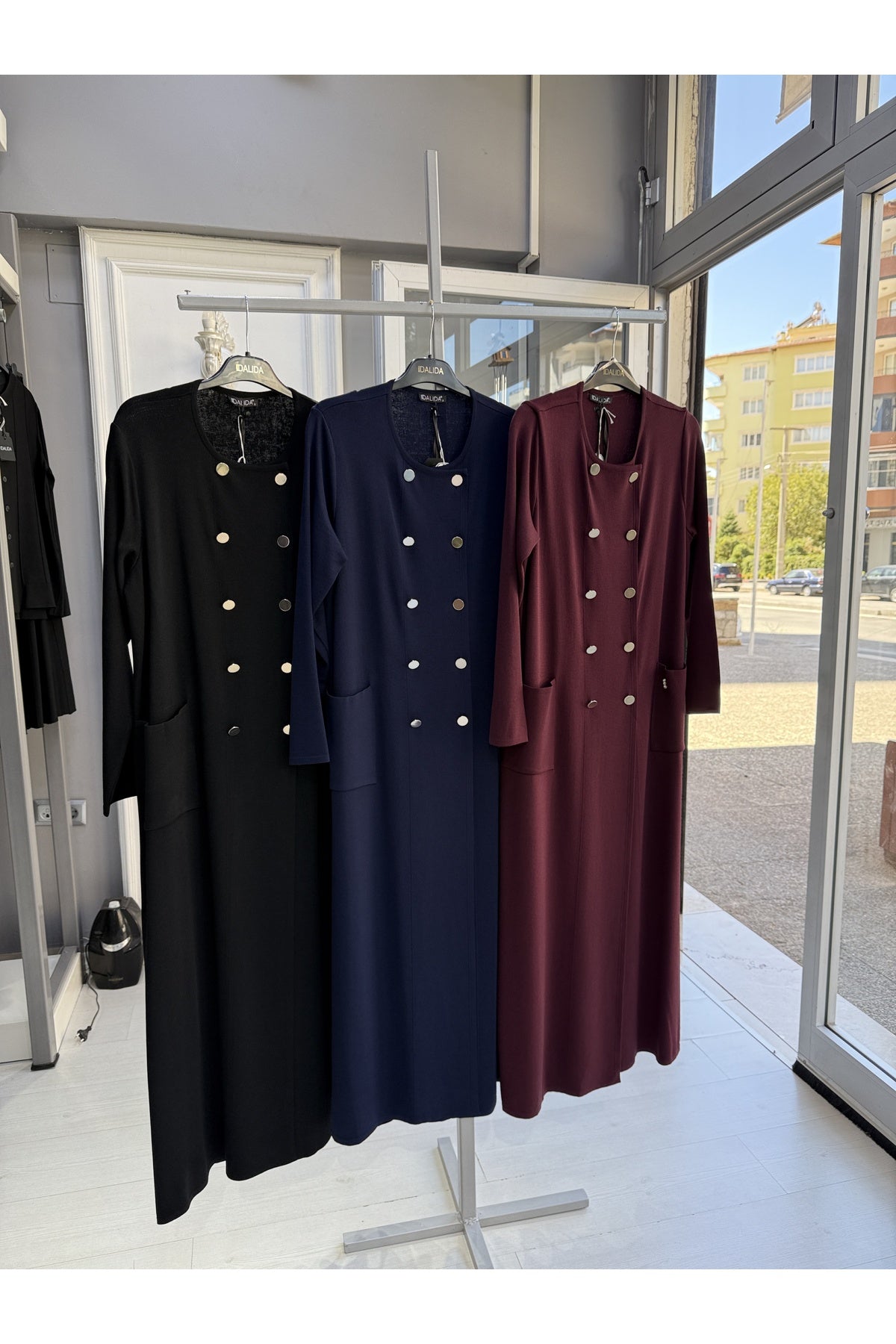 Miss Dalida Çift Düğmeli Merserize Hırka