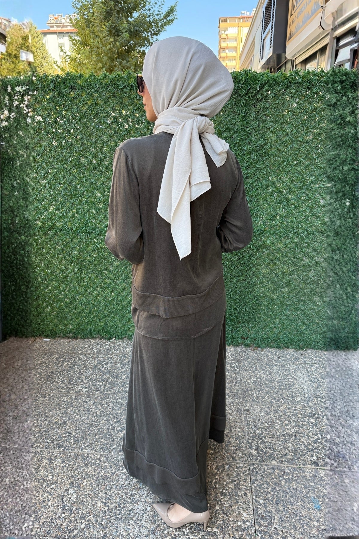 Miss Dalida Triko Detaylı Cupra Tunik