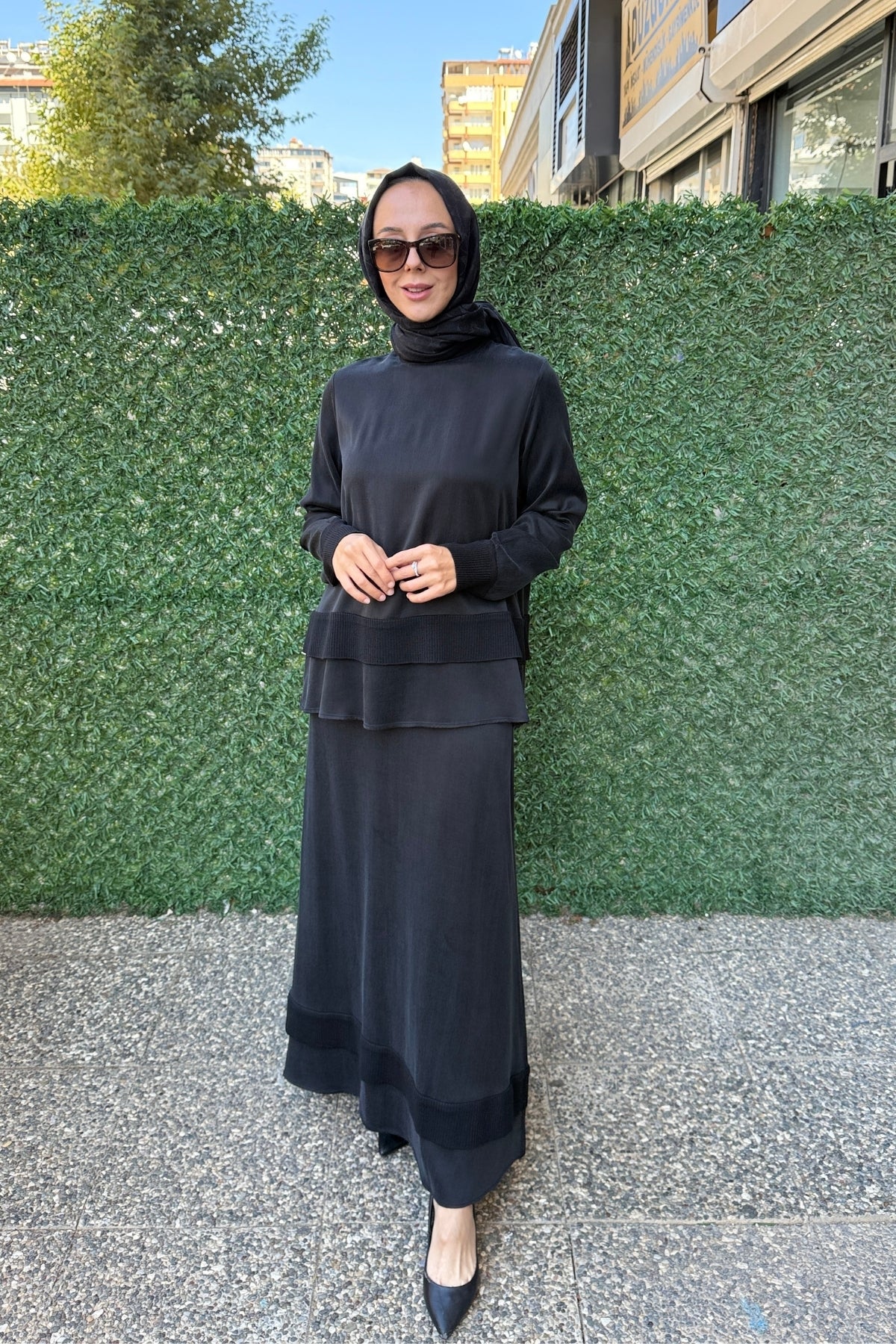 Miss Dalida Triko Detaylı Cupra Tunik