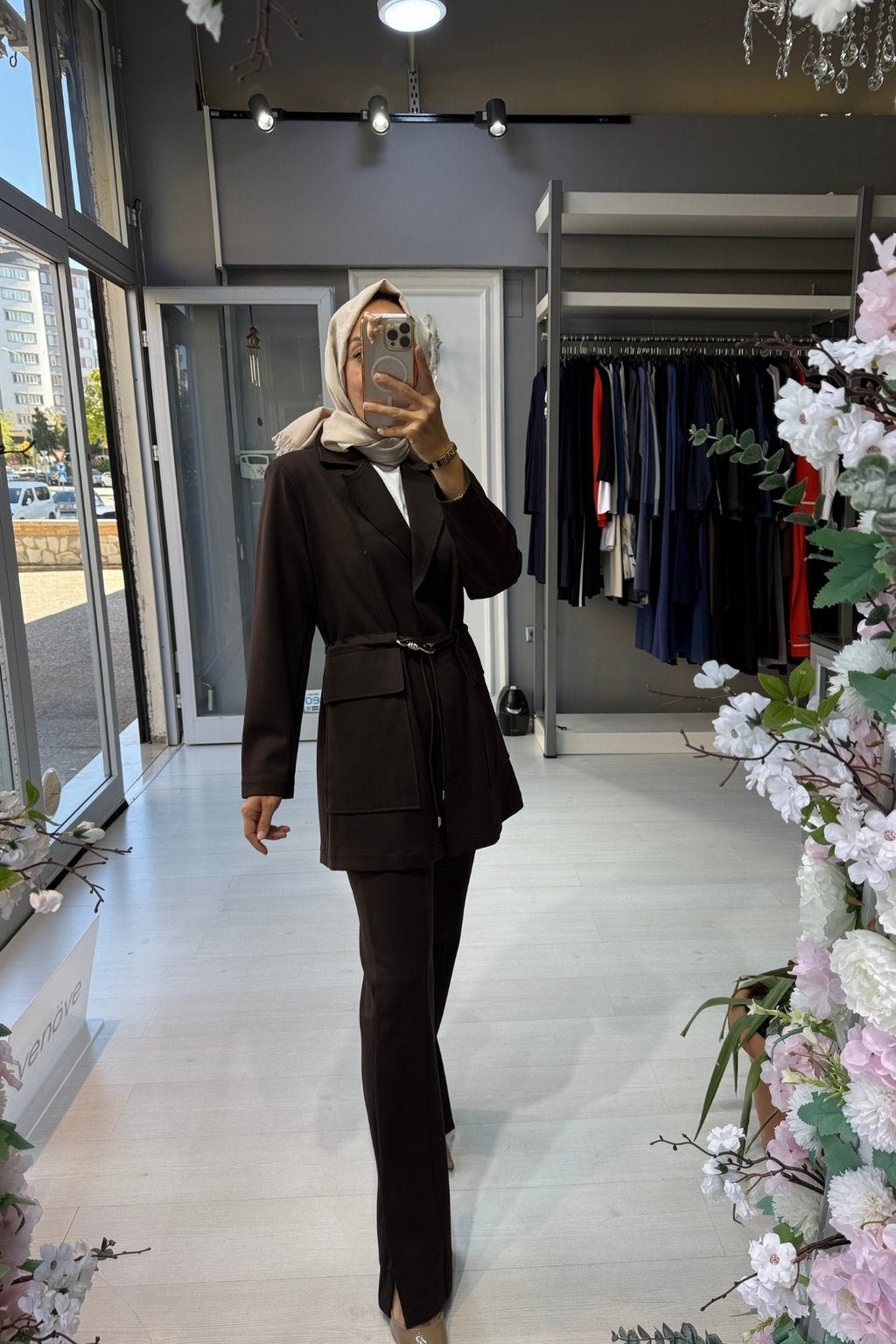 Venöve Kahverengi Elena Takım