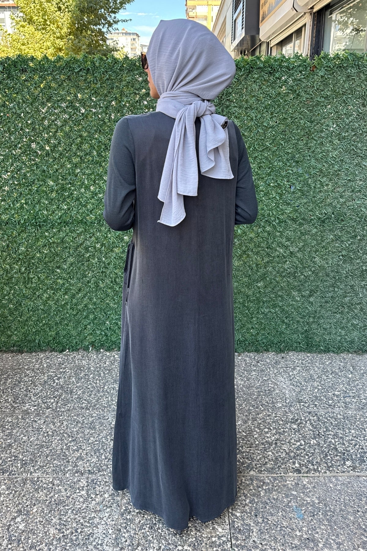 Miss Dalida Kolları Triko Cupra Elbise