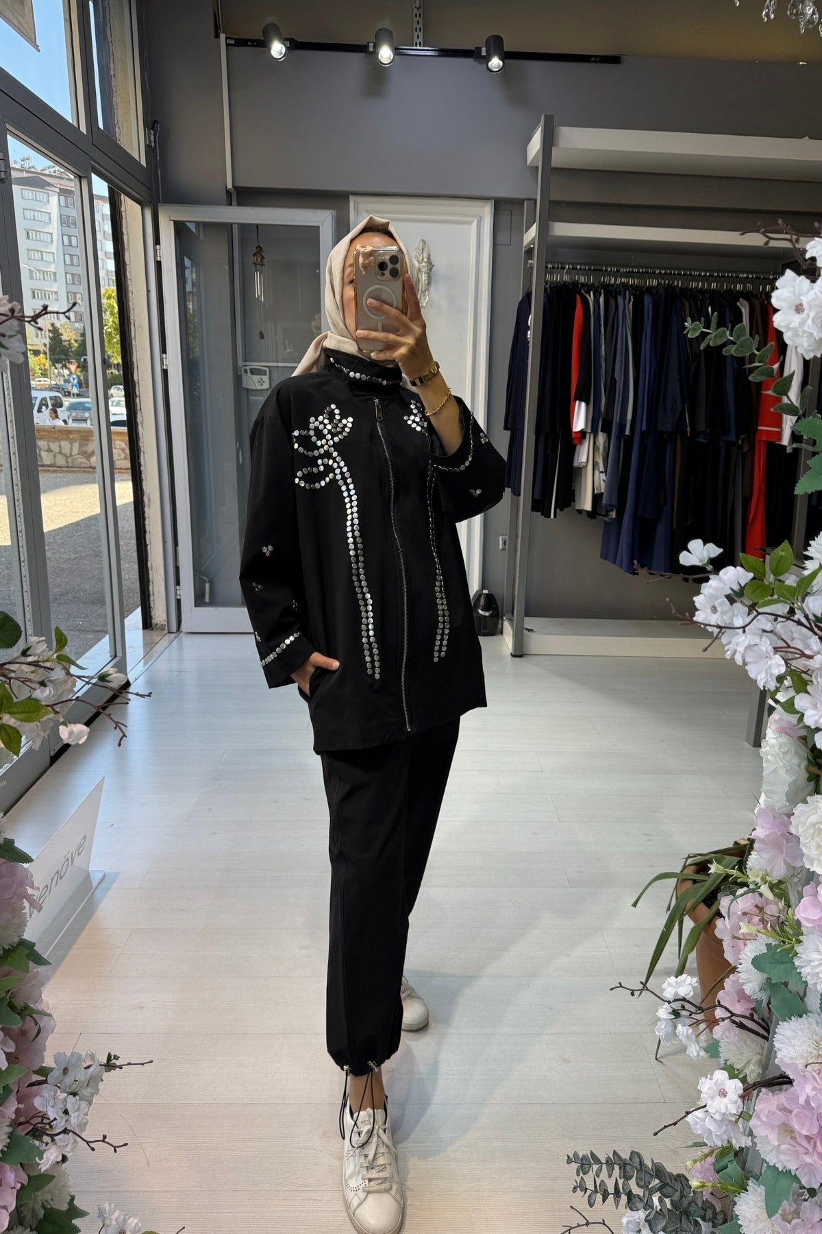 Venöve Siyah Jayla Takım