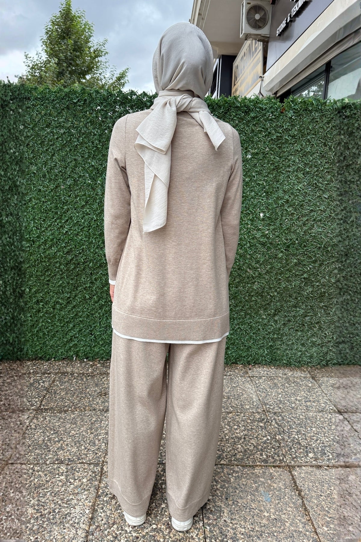 Miss Dalida Önü Dikişli Bol Paça  Pantolon