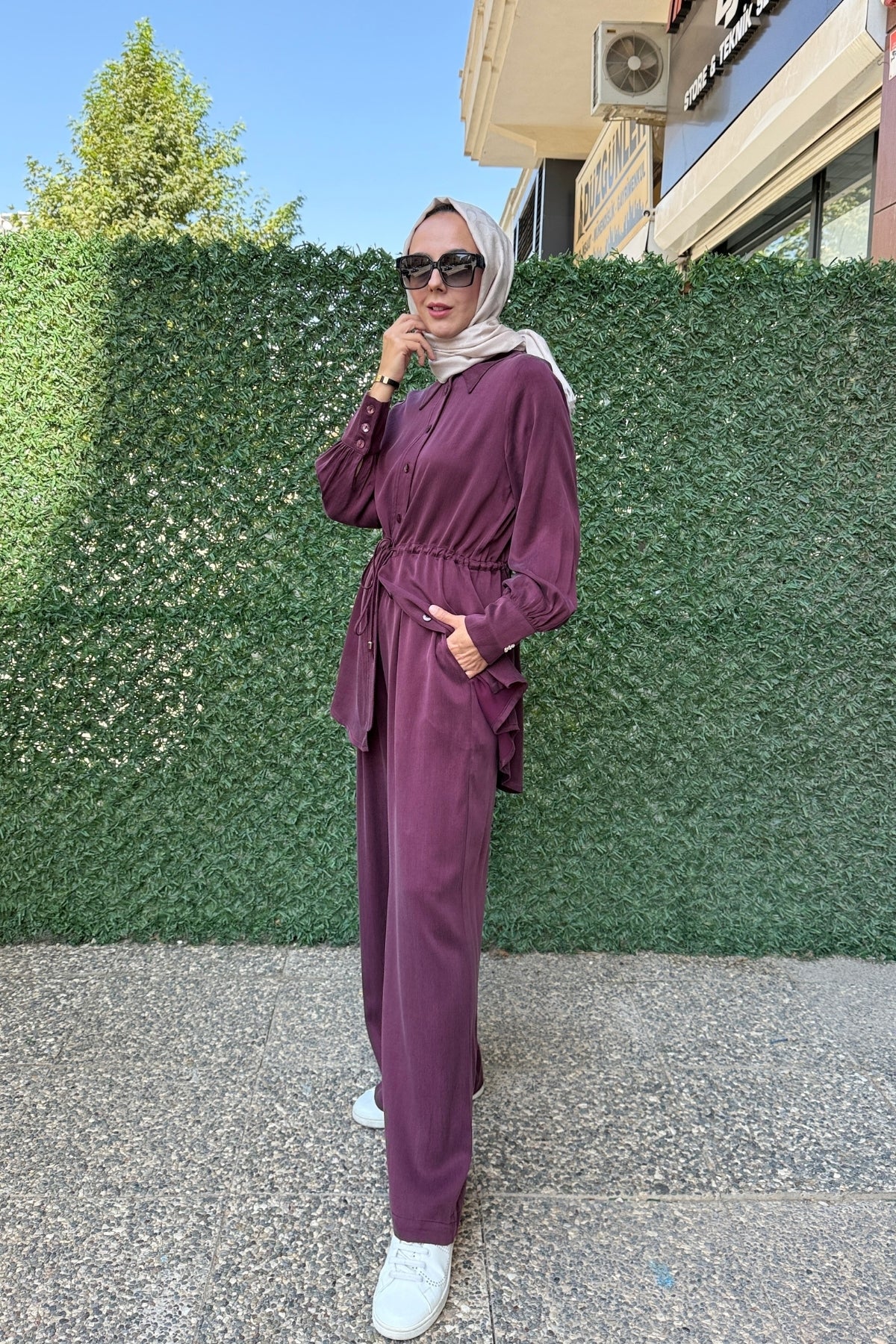 Miss Dalida Bol Paça Cupra Pantolon