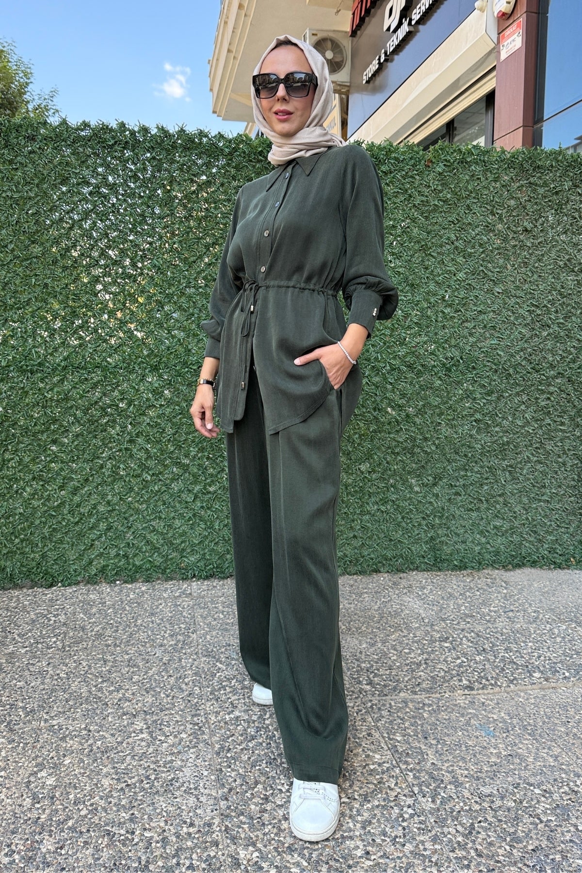 Miss Dalida Bol Paça Cupra Pantolon