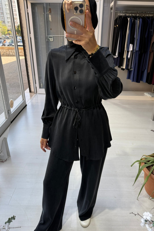 Miss Dalida Bol Paça Cupra Pantolon