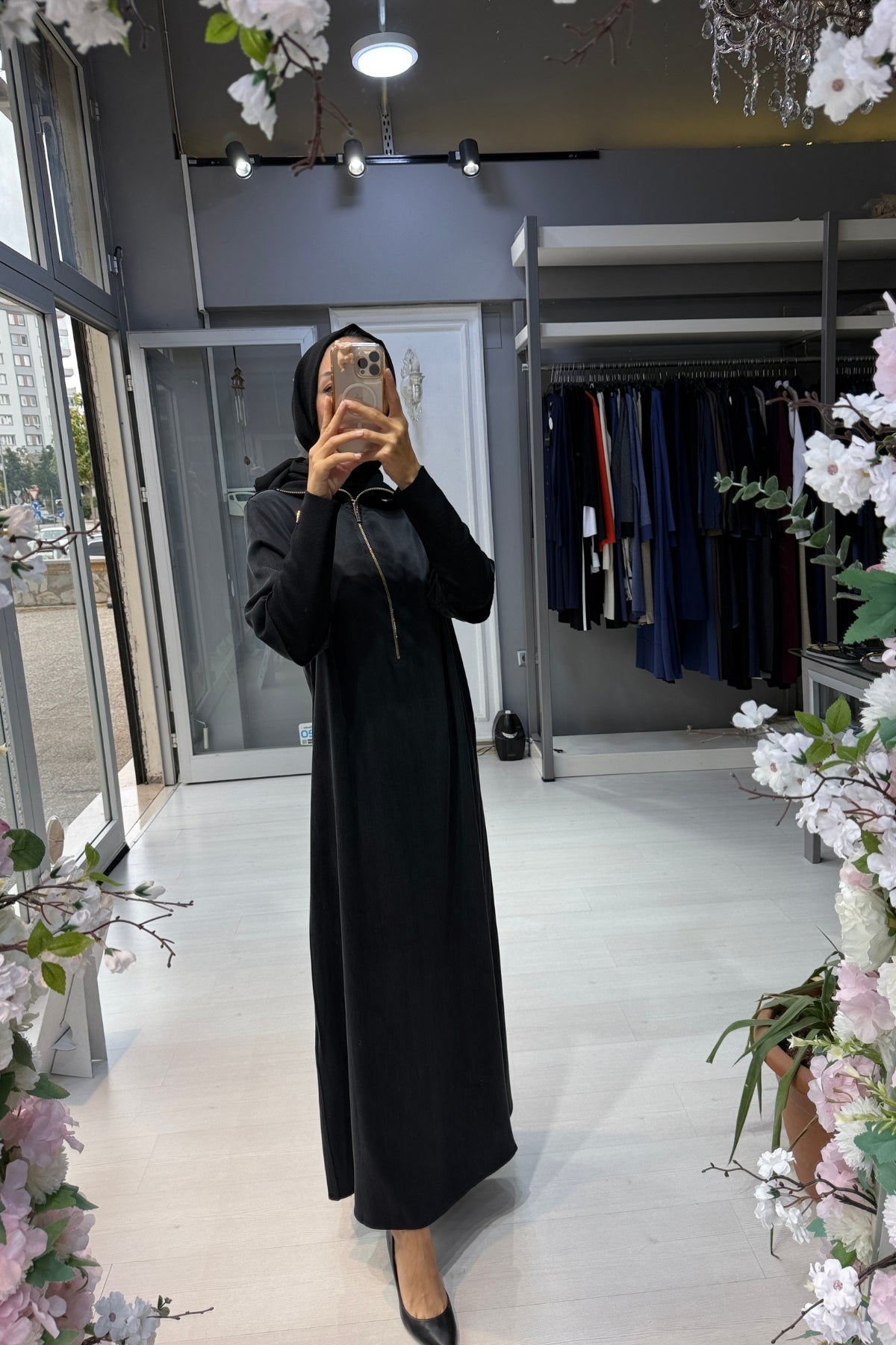 Miss Dalida Yakası Triko Cupro Elbise