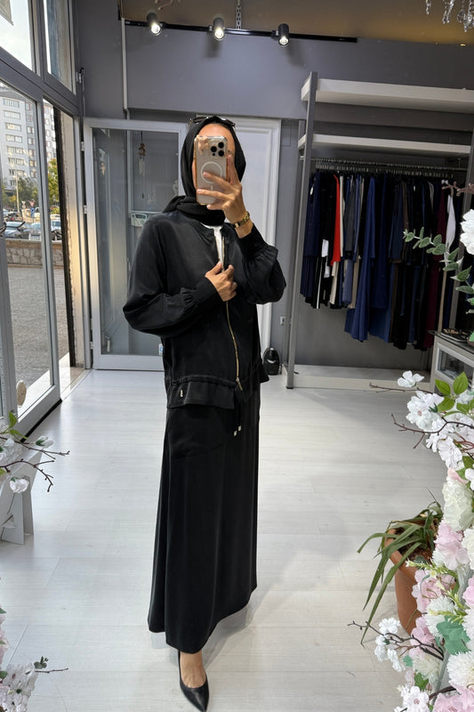 Miss Dalida Önü Fermuarlı  Cupra Ceket