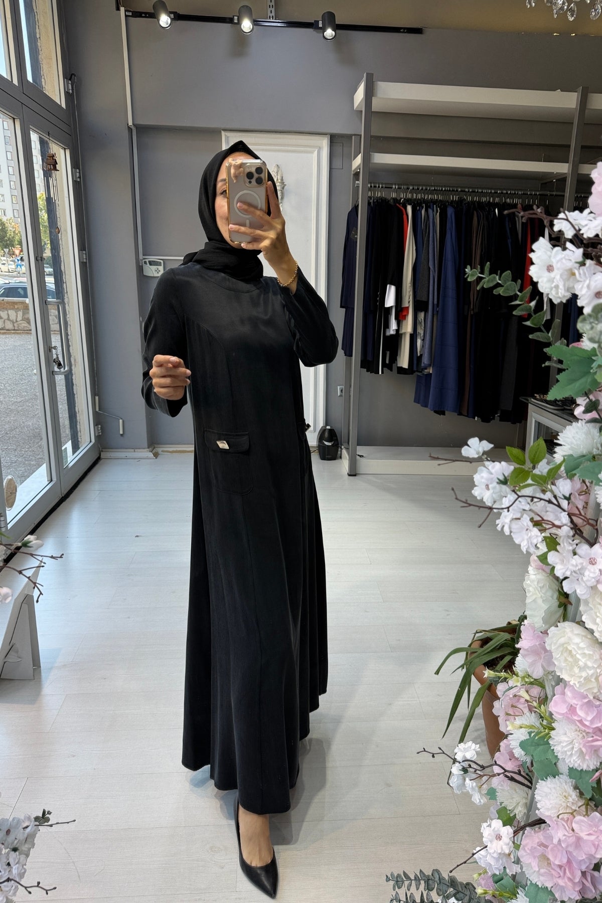 Miss Dalida Cupro Elbise