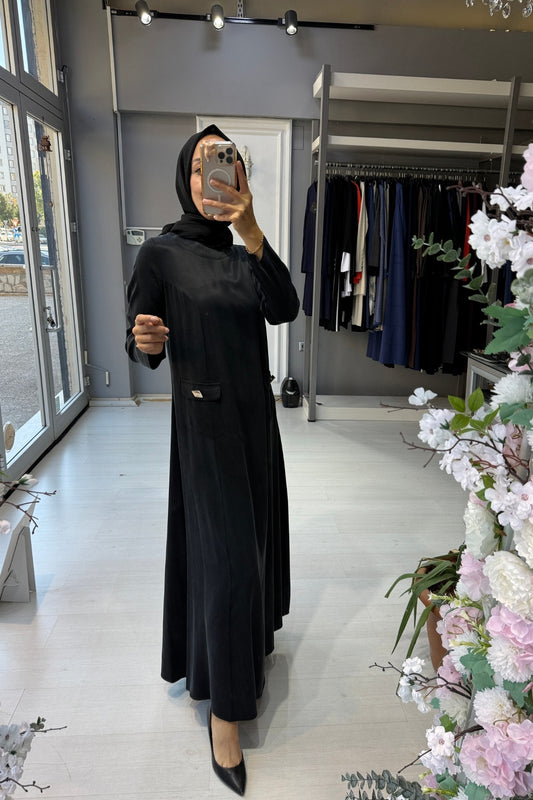 Miss Dalida Cupro Elbise