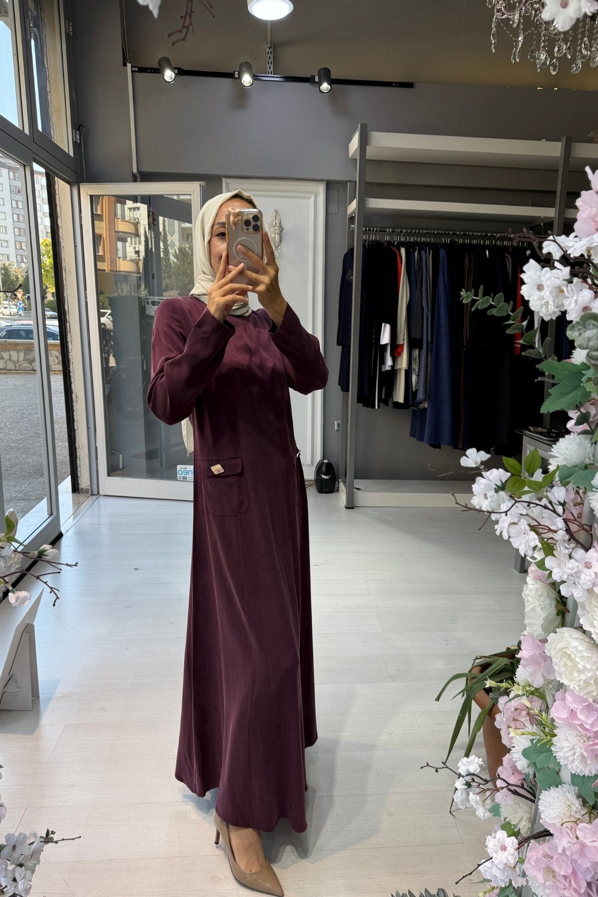 Miss Dalida Cupro Elbise