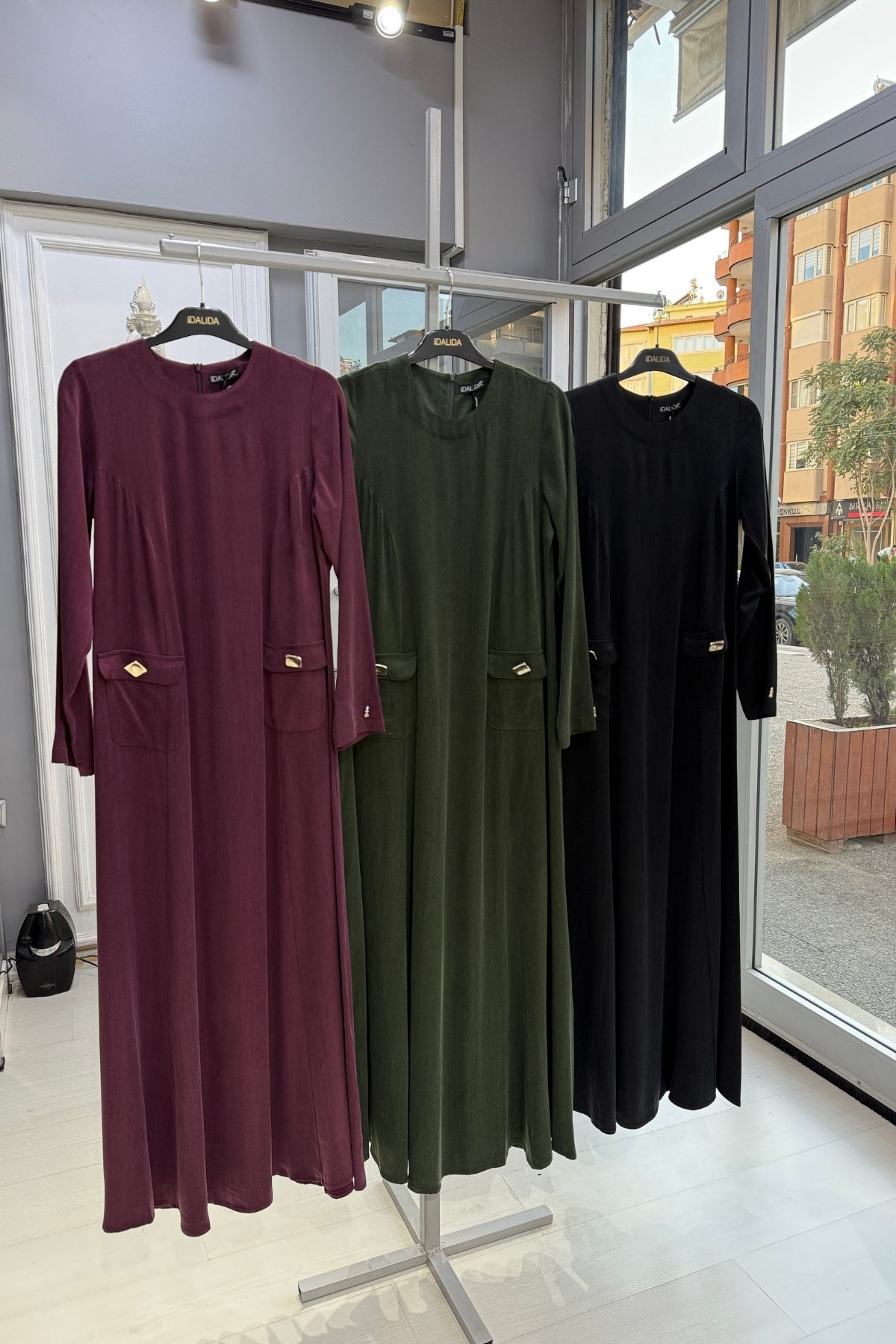 Miss Dalida Cupro Elbise