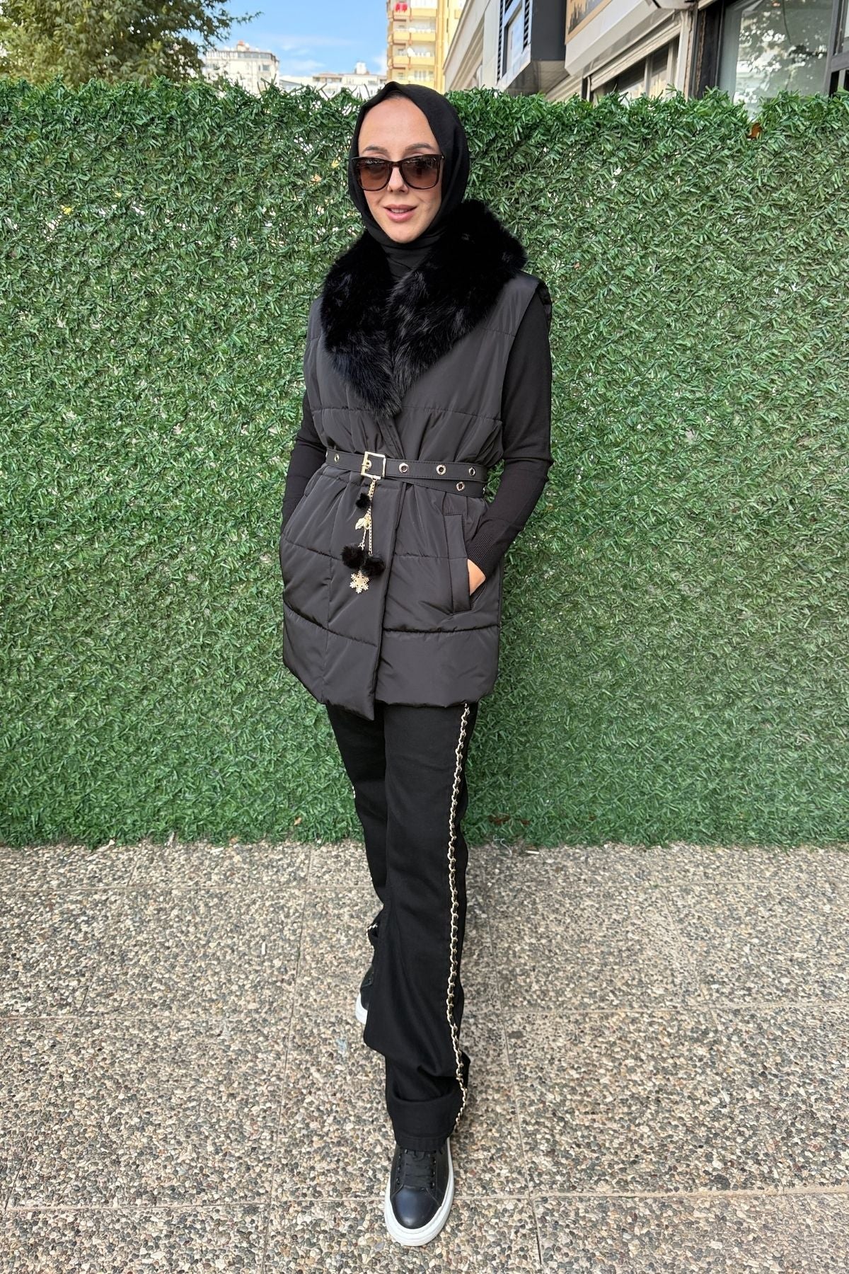 Venöve Ruth Siyah Yelek