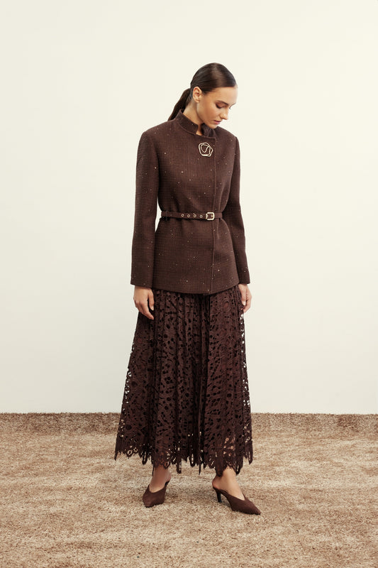 Venöve Glen Kahverengi Ceket