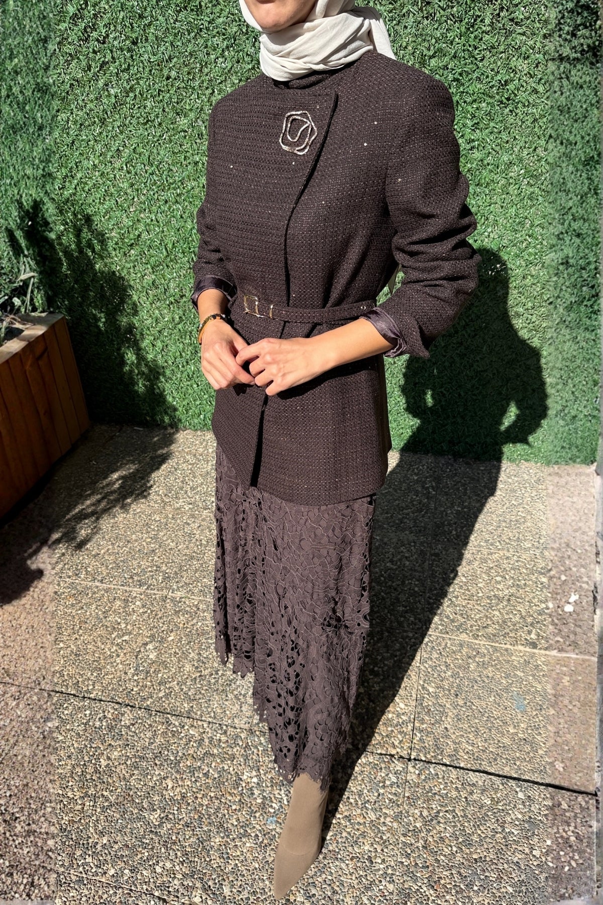 Venöve Glen Kahverengi Ceket