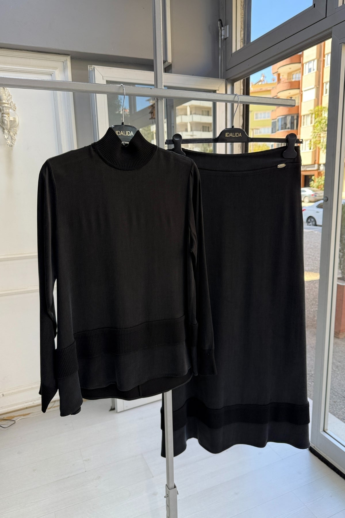 Miss Dalida Triko Detaylı Cupra Tunik