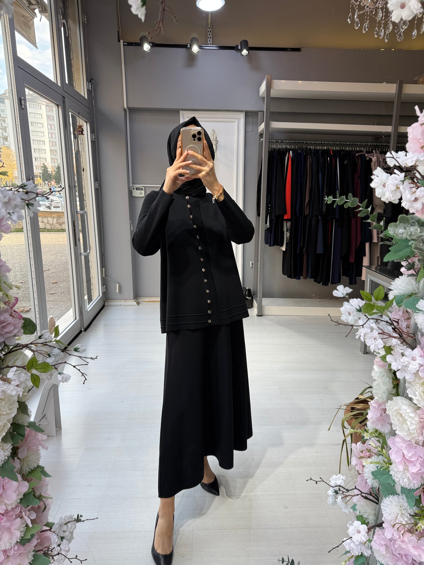 Miss Dalida Çelik Örme Triko Etek