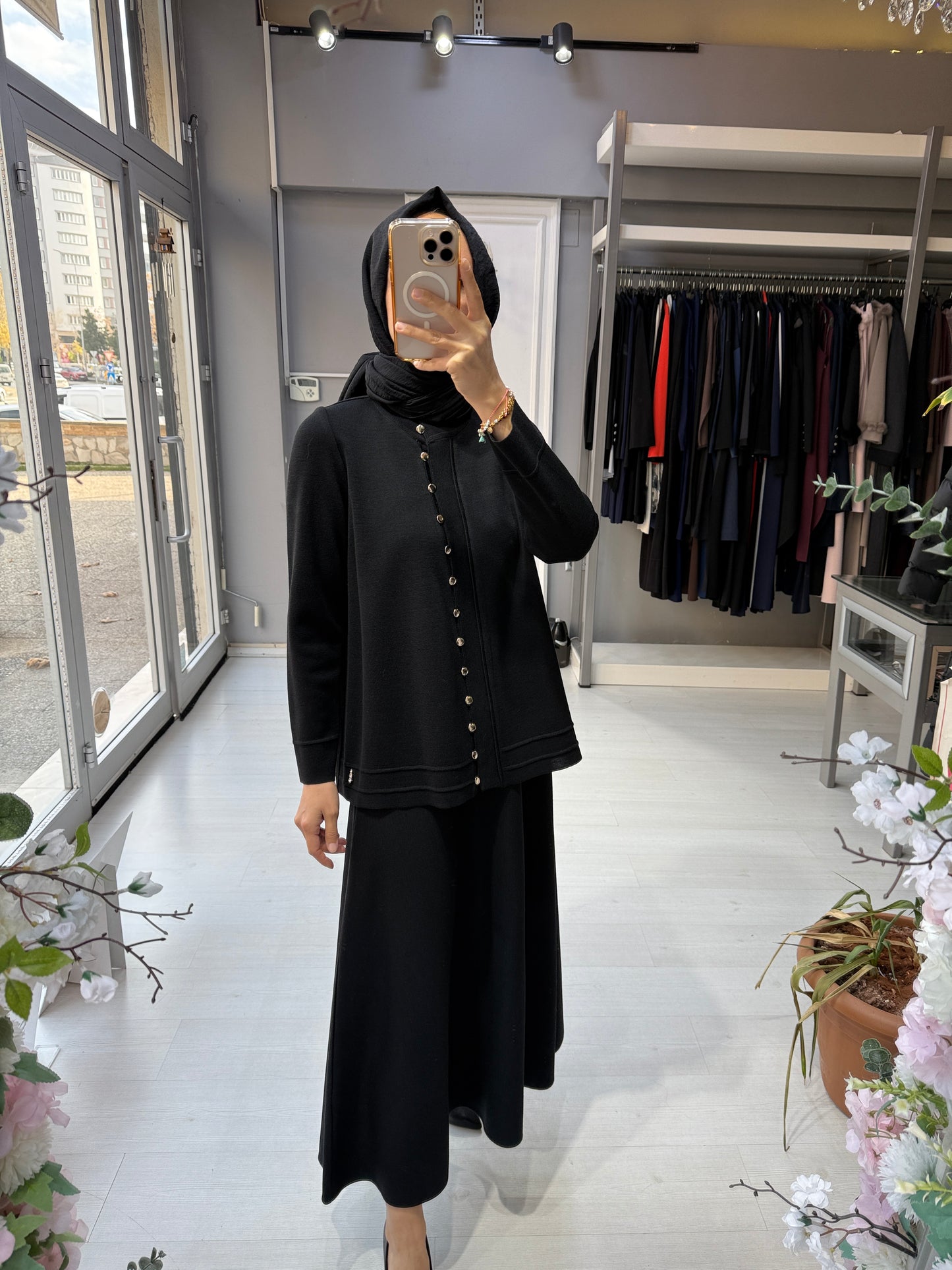 Miss Dalida Çelik Örme Triko Etek