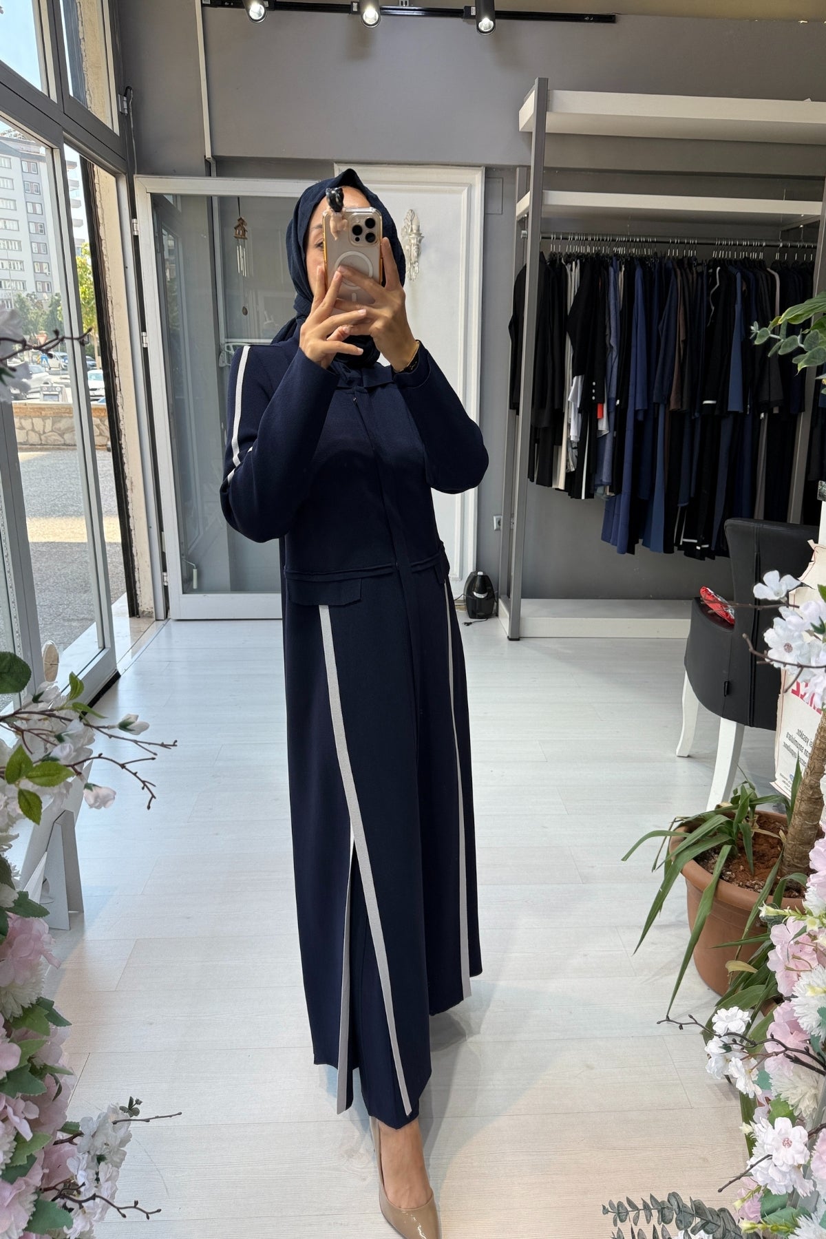 Miss Dalida Yırtmaç Detaylı Uzun Triko Hırka