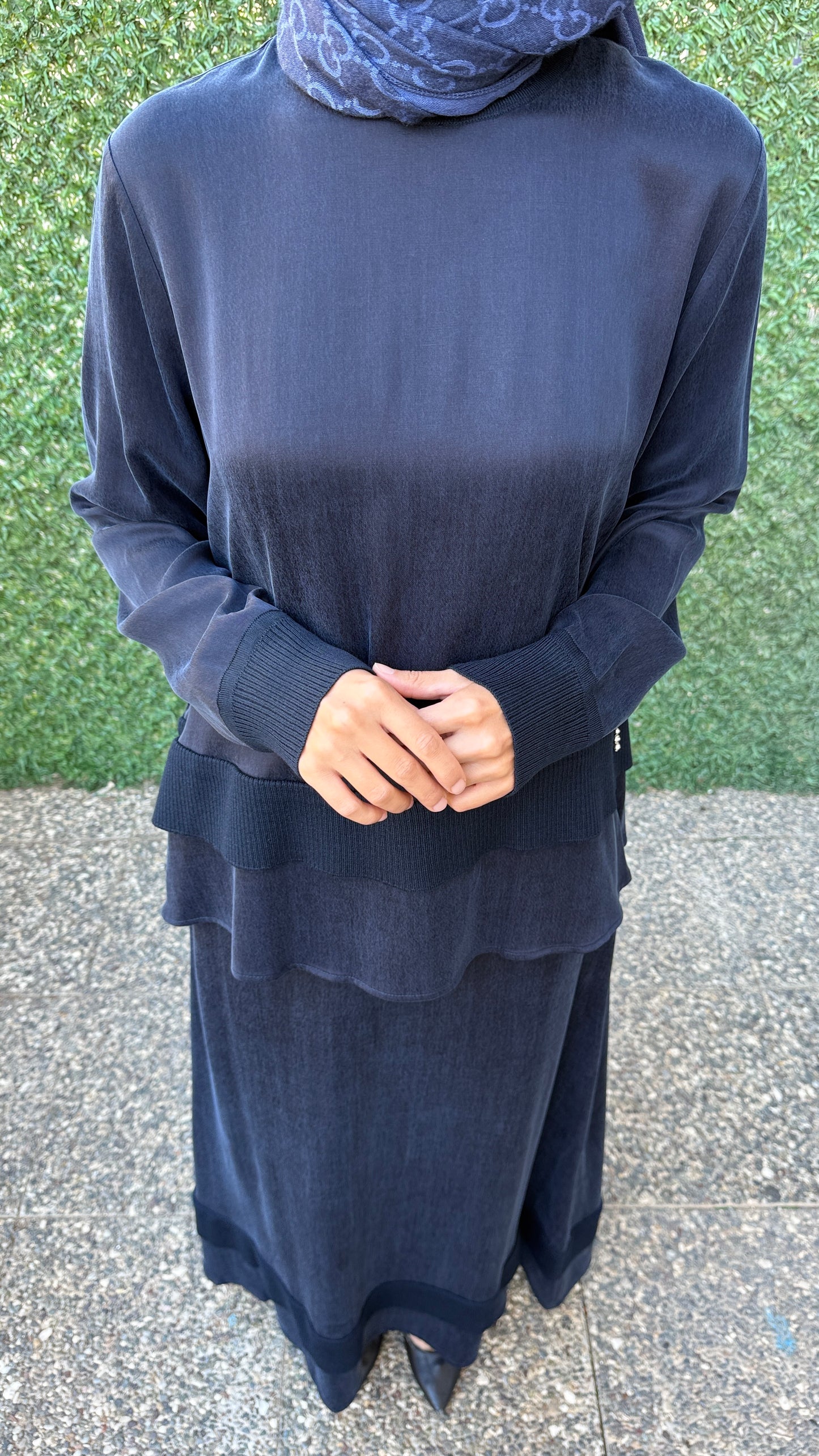 Miss Dalida Triko Detaylı Cupra Tunik