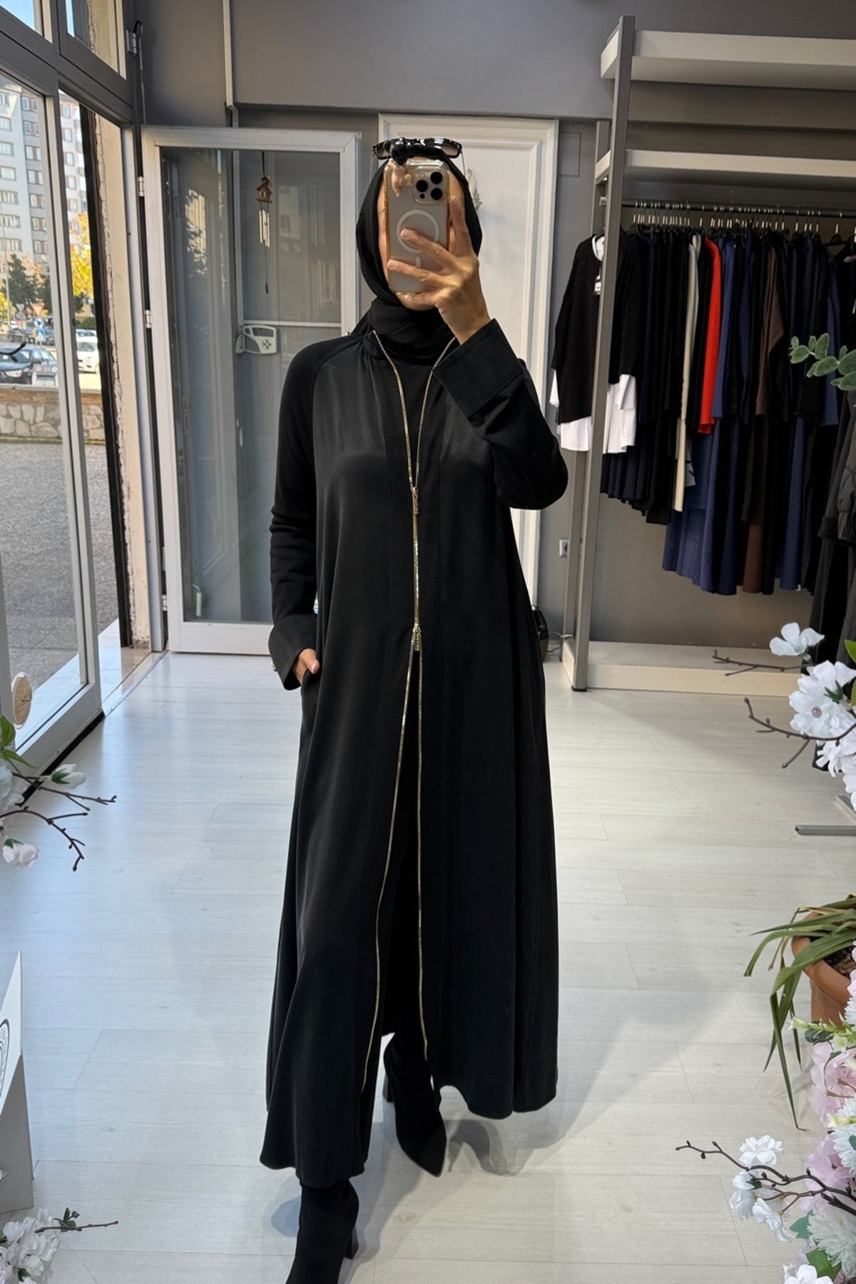 Miss Dalida Cupra Fermuarlı Kap