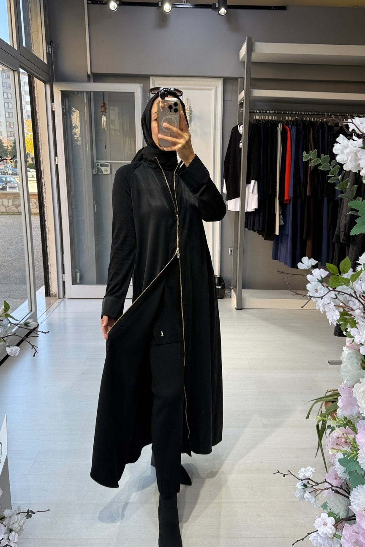 Miss Dalida Cupra Fermuarlı Kap