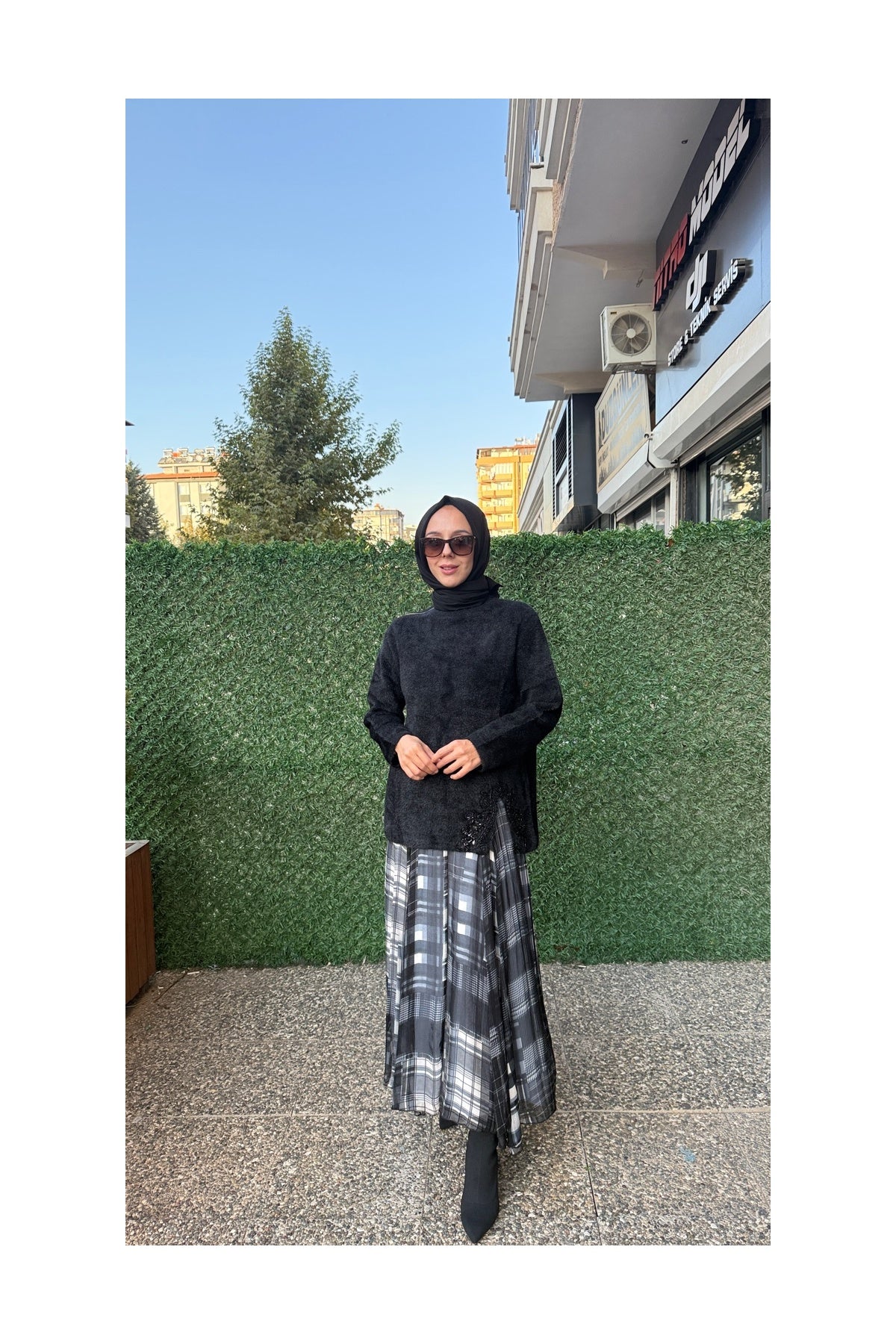 Venöve Pera Triko Siyah