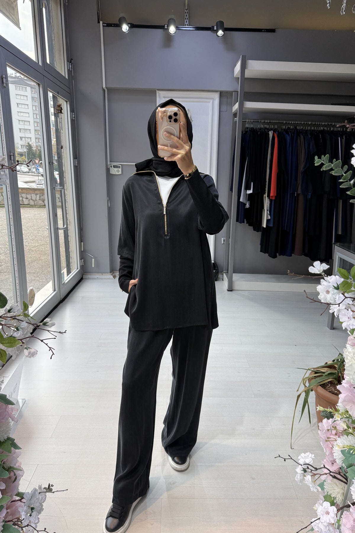 Miss Dalida Yakası Ve Kolları Triko Cupro Tunik