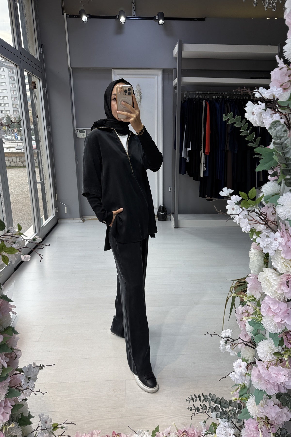 Miss Dalida Yakası Ve Kolları Triko Cupro Tunik