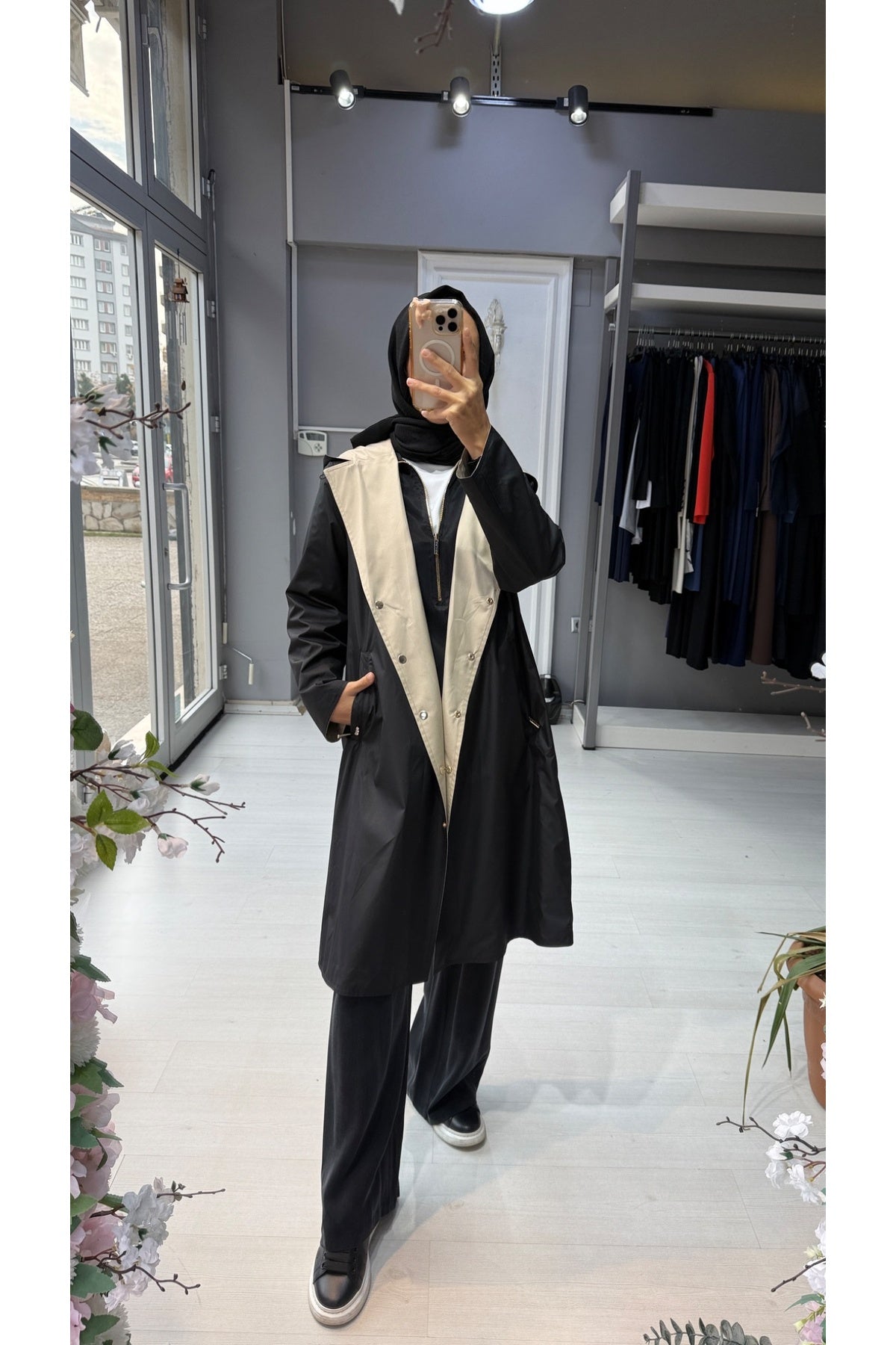 Miss Dalida Hafif Yumoş Siyah Mont