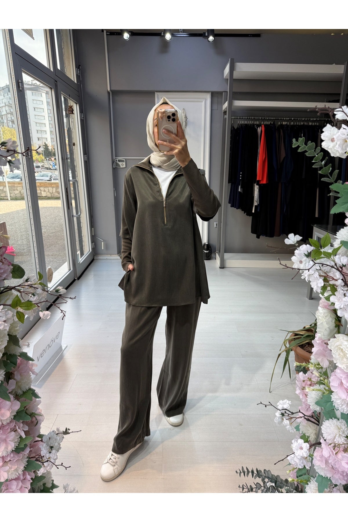 Miss Dalida Yakası Ve Kolları Triko Cupro Tunik