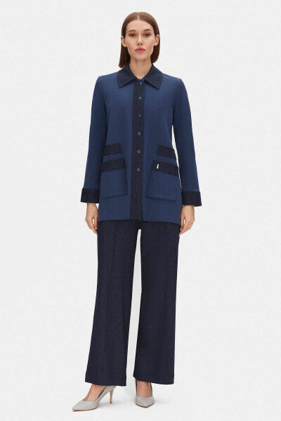 Miss Dalida Denim Boru Paça Pantolon