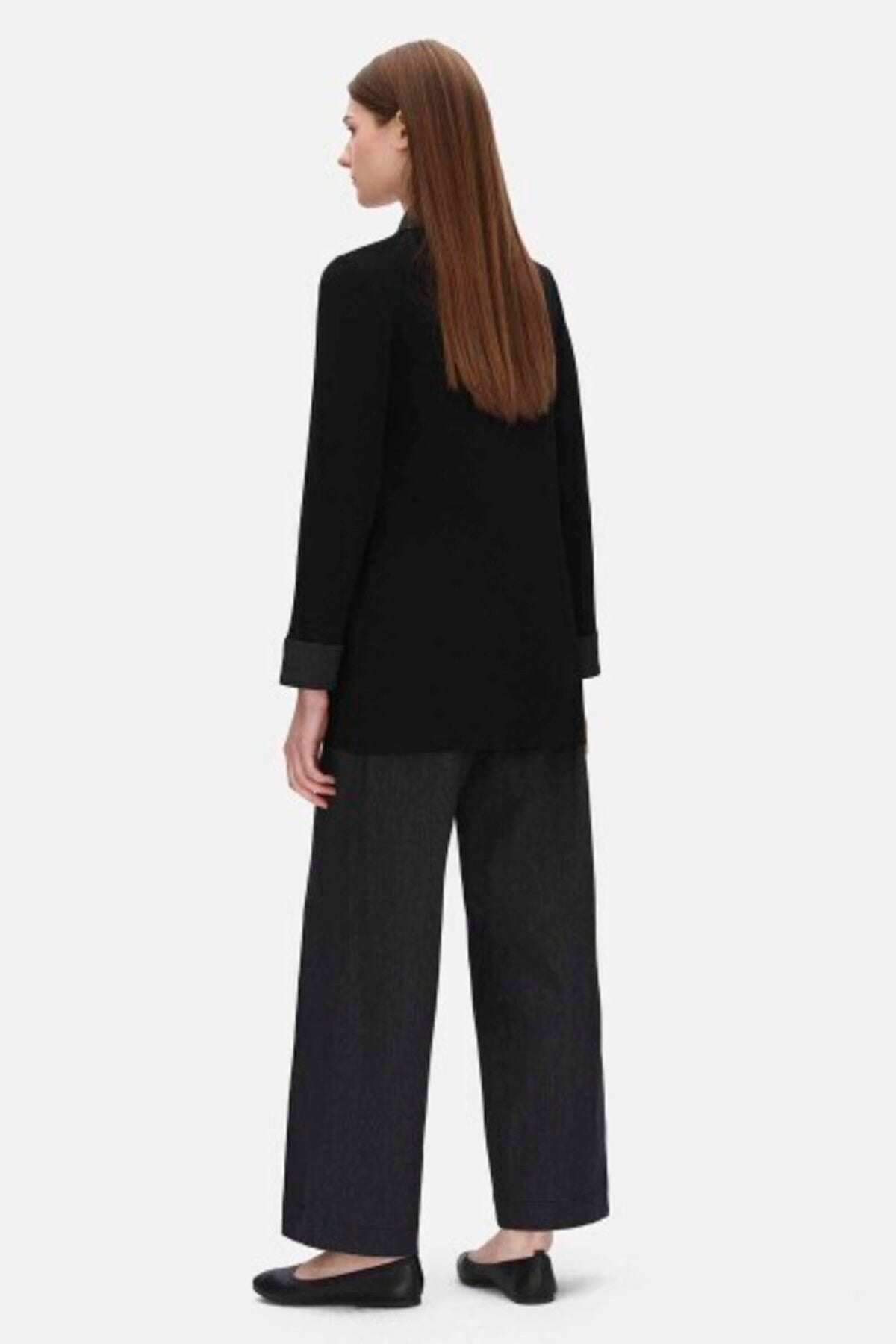 Miss Dalida Denim Detaylı Triko Ceket