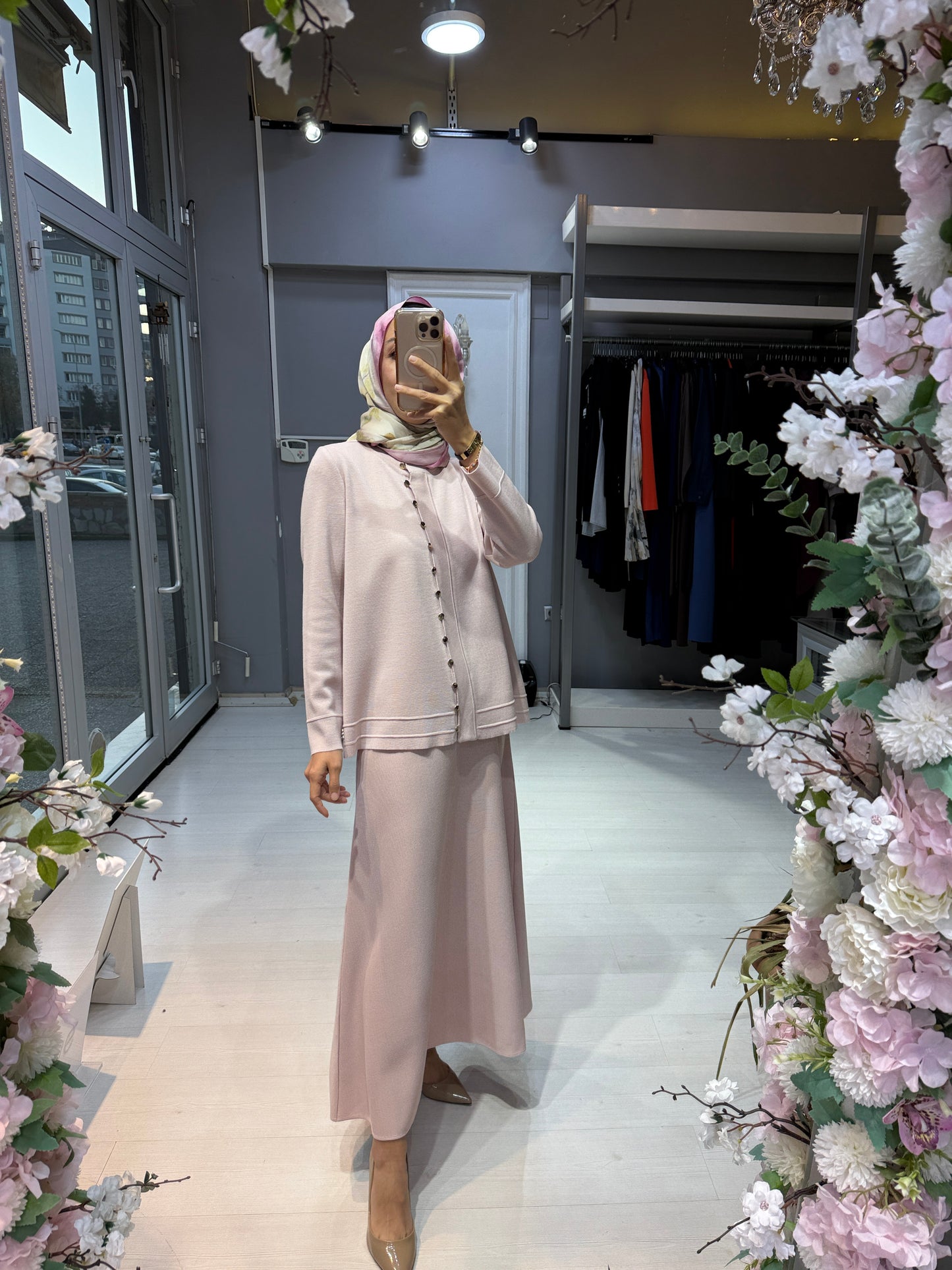 Miss Dalida Çelik Örme Triko Etek